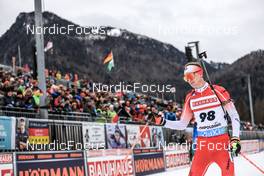 11.01.2023, Ruhpolding, Germany (GER): Logan Pletz (CAN) - IBU World Cup Biathlon, individual men, Ruhpolding (GER). www.nordicfocus.com. © Manzoni/NordicFocus. Every downloaded picture is fee-liable.