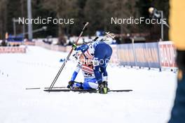 11.01.2023, Ruhpolding, Germany (GER): Robert Heldna (EST), Otto Invenius (FIN), (l-r) - IBU World Cup Biathlon, individual men, Ruhpolding (GER). www.nordicfocus.com. © Manzoni/NordicFocus. Every downloaded picture is fee-liable.