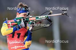 11.01.2023, Ruhpolding, Germany (GER): Martin Ponsiluoma (SWE) - IBU World Cup Biathlon, individual men, Ruhpolding (GER). www.nordicfocus.com. © Manzoni/NordicFocus. Every downloaded picture is fee-liable.