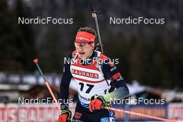 11.01.2023, Ruhpolding, Germany (GER): Benedikt Doll (GER) - IBU World Cup Biathlon, individual men, Ruhpolding (GER). www.nordicfocus.com. © Manzoni/NordicFocus. Every downloaded picture is fee-liable.