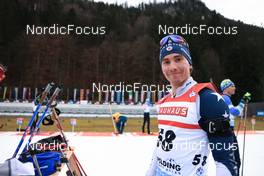 11.01.2023, Ruhpolding, Germany (GER): Jake Brown (USA) - IBU World Cup Biathlon, individual men, Ruhpolding (GER). www.nordicfocus.com. © Manzoni/NordicFocus. Every downloaded picture is fee-liable.