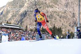 12.01.2023, Ruhpolding, Germany (GER): Julia Simon (FRA) - IBU World Cup Biathlon, individual women, Ruhpolding (GER). www.nordicfocus.com. © Manzoni/NordicFocus. Every downloaded picture is fee-liable.