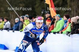 12.01.2023, Ruhpolding, Germany (GER): Nastassia Kinnunen (FIN) - IBU World Cup Biathlon, individual women, Ruhpolding (GER). www.nordicfocus.com. © Manzoni/NordicFocus. Every downloaded picture is fee-liable.