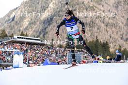 12.01.2023, Ruhpolding, Germany (GER): Dorothea Wierer (ITA) - IBU World Cup Biathlon, individual women, Ruhpolding (GER). www.nordicfocus.com. © Manzoni/NordicFocus. Every downloaded picture is fee-liable.