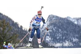 12.01.2023, Ruhpolding, Germany (GER): Chloe Levins (USA) - IBU World Cup Biathlon, individual women, Ruhpolding (GER). www.nordicfocus.com. © Manzoni/NordicFocus. Every downloaded picture is fee-liable.