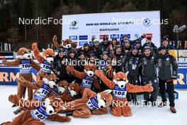 12.01.2023, Ruhpolding, Germany (GER): Dorothea Wierer (ITA), Lisa Vittozzi (ITA), (l-r) - IBU World Cup Biathlon, individual women, Ruhpolding (GER). www.nordicfocus.com. © Manzoni/NordicFocus. Every downloaded picture is fee-liable.