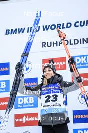 12.01.2023, Ruhpolding, Germany (GER): Lisa Vittozzi (ITA) - IBU World Cup Biathlon, individual women, Ruhpolding (GER). www.nordicfocus.com. © Manzoni/NordicFocus. Every downloaded picture is fee-liable.