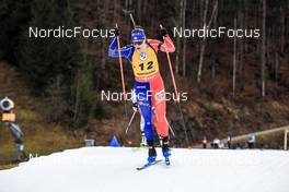 12.01.2023, Ruhpolding, Germany (GER): Julia Simon (FRA) - IBU World Cup Biathlon, individual women, Ruhpolding (GER). www.nordicfocus.com. © Manzoni/NordicFocus. Every downloaded picture is fee-liable.