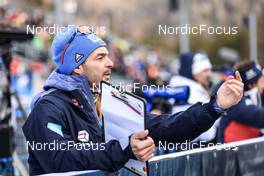 12.01.2023, Ruhpolding, Germany (GER): Kristian Mehringer (GER), coach Team Germany - IBU World Cup Biathlon, individual women, Ruhpolding (GER). www.nordicfocus.com. © Manzoni/NordicFocus. Every downloaded picture is fee-liable.