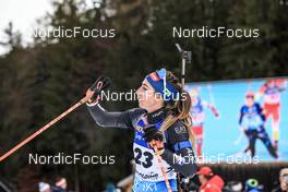 12.01.2023, Ruhpolding, Germany (GER): Lisa Vittozzi (ITA) - IBU World Cup Biathlon, individual women, Ruhpolding (GER). www.nordicfocus.com. © Manzoni/NordicFocus. Every downloaded picture is fee-liable.