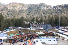 12.01.2023, Ruhpolding, Germany (GER): Event Feature: View over the spectators area - IBU World Cup Biathlon, individual women, Ruhpolding (GER). www.nordicfocus.com. © Manzoni/NordicFocus. Every downloaded picture is fee-liable.