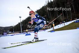 12.01.2023, Ruhpolding, Germany (GER): Chloe Levins (USA) - IBU World Cup Biathlon, individual women, Ruhpolding (GER). www.nordicfocus.com. © Manzoni/NordicFocus. Every downloaded picture is fee-liable.