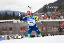 15.01.2023, Ruhpolding, Germany (GER): Jakov Fak (SLO) - IBU World Cup Biathlon, mass men, Ruhpolding (GER). www.nordicfocus.com. © Manzoni/NordicFocus. Every downloaded picture is fee-liable.