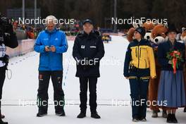 15.01.2023, Ruhpolding, Germany (GER): Olle Dahlin (SWE), IBU President - IBU World Cup Biathlon, mass men, Ruhpolding (GER). www.nordicfocus.com. © Manzoni/NordicFocus. Every downloaded picture is fee-liable.