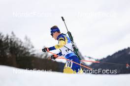 15.01.2023, Ruhpolding, Germany (GER): Martin Ponsiluoma (SWE) - IBU World Cup Biathlon, mass men, Ruhpolding (GER). www.nordicfocus.com. © Manzoni/NordicFocus. Every downloaded picture is fee-liable.