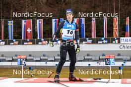 15.01.2023, Ruhpolding, Germany (GER): Tommaso Giacomel (ITA) - IBU World Cup Biathlon, mass men, Ruhpolding (GER). www.nordicfocus.com. © Manzoni/NordicFocus. Every downloaded picture is fee-liable.