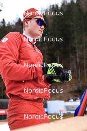 15.01.2023, Ruhpolding, Germany (GER): Sebastian Stalder (SUI) - IBU World Cup Biathlon, mass men, Ruhpolding (GER). www.nordicfocus.com. © Manzoni/NordicFocus. Every downloaded picture is fee-liable.