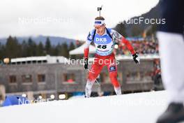 15.01.2023, Ruhpolding, Germany (GER): Simon Eder (AUT) - IBU World Cup Biathlon, mass men, Ruhpolding (GER). www.nordicfocus.com. © Manzoni/NordicFocus. Every downloaded picture is fee-liable.