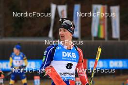 15.01.2023, Ruhpolding, Germany (GER): Fabien Claude (FRA) - IBU World Cup Biathlon, mass men, Ruhpolding (GER). www.nordicfocus.com. © Manzoni/NordicFocus. Every downloaded picture is fee-liable.
