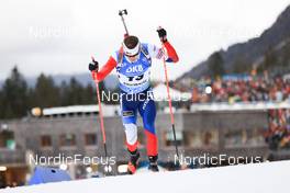 15.01.2023, Ruhpolding, Germany (GER): Michal Krcmar (CZE) - IBU World Cup Biathlon, mass men, Ruhpolding (GER). www.nordicfocus.com. © Manzoni/NordicFocus. Every downloaded picture is fee-liable.