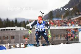 15.01.2023, Ruhpolding, Germany (GER): Johannes Kuehn (GER) - IBU World Cup Biathlon, mass men, Ruhpolding (GER). www.nordicfocus.com. © Manzoni/NordicFocus. Every downloaded picture is fee-liable.