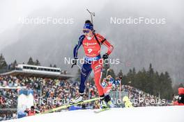 15.01.2023, Ruhpolding, Germany (GER): Lou Jeanmonnot (FRA) - IBU World Cup Biathlon, mass women, Ruhpolding (GER). www.nordicfocus.com. © Manzoni/NordicFocus. Every downloaded picture is fee-liable.