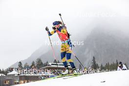 15.01.2023, Ruhpolding, Germany (GER): Hanna Oeberg (SWE) - IBU World Cup Biathlon, mass women, Ruhpolding (GER). www.nordicfocus.com. © Manzoni/NordicFocus. Every downloaded picture is fee-liable.