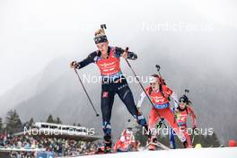15.01.2023, Ruhpolding, Germany (GER): Ragnhild Femsteinevik (NOR) - IBU World Cup Biathlon, mass women, Ruhpolding (GER). www.nordicfocus.com. © Manzoni/NordicFocus. Every downloaded picture is fee-liable.