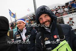 15.01.2023, Ruhpolding, Germany (GER): Greg Deschamps (FRA), Technician Team France - IBU World Cup Biathlon, mass women, Ruhpolding (GER). www.nordicfocus.com. © Manzoni/NordicFocus. Every downloaded picture is fee-liable.