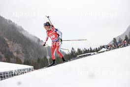 15.01.2023, Ruhpolding, Germany (GER): Elisa Gasparin (SUI) - IBU World Cup Biathlon, mass women, Ruhpolding (GER). www.nordicfocus.com. © Manzoni/NordicFocus. Every downloaded picture is fee-liable.
