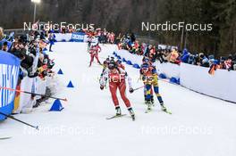 15.01.2023, Ruhpolding, Germany (GER): Lena Haecki Gross (SUI) - IBU World Cup Biathlon, mass women, Ruhpolding (GER). www.nordicfocus.com. © Manzoni/NordicFocus. Every downloaded picture is fee-liable.