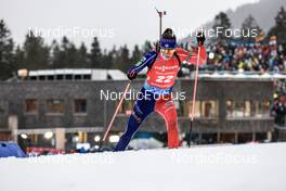 15.01.2023, Ruhpolding, Germany (GER): Caroline Colombo (FRA) - IBU World Cup Biathlon, mass women, Ruhpolding (GER). www.nordicfocus.com. © Manzoni/NordicFocus. Every downloaded picture is fee-liable.