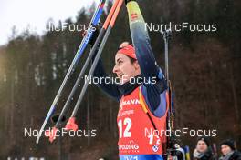 15.01.2023, Ruhpolding, Germany (GER): Vanessa Voigt (GER) - IBU World Cup Biathlon, mass women, Ruhpolding (GER). www.nordicfocus.com. © Manzoni/NordicFocus. Every downloaded picture is fee-liable.