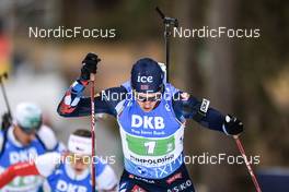 13.01.2023, Ruhpolding, Germany (GER): Tarjei Boe (NOR) - IBU World Cup Biathlon, relay men, Ruhpolding (GER). www.nordicfocus.com. © Manzoni/NordicFocus. Every downloaded picture is fee-liable.