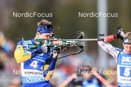 13.01.2023, Ruhpolding, Germany (GER): Martin Ponsiluoma (SWE) - IBU World Cup Biathlon, relay men, Ruhpolding (GER). www.nordicfocus.com. © Manzoni/NordicFocus. Every downloaded picture is fee-liable.