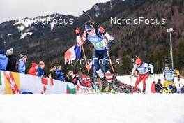 13.01.2023, Ruhpolding, Germany (GER): Sean Doherty (USA) - IBU World Cup Biathlon, relay men, Ruhpolding (GER). www.nordicfocus.com. © Manzoni/NordicFocus. Every downloaded picture is fee-liable.