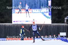 13.01.2023, Ruhpolding, Germany (GER): Roman Rees (GER) - IBU World Cup Biathlon, relay men, Ruhpolding (GER). www.nordicfocus.com. © Manzoni/NordicFocus. Every downloaded picture is fee-liable.
