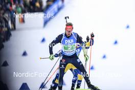 13.01.2023, Ruhpolding, Germany (GER): Johannes Kuehn (GER) - IBU World Cup Biathlon, relay men, Ruhpolding (GER). www.nordicfocus.com. © Manzoni/NordicFocus. Every downloaded picture is fee-liable.