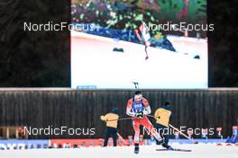 13.01.2023, Ruhpolding, Germany (GER): Trevor Kiers (CAN) - IBU World Cup Biathlon, relay men, Ruhpolding (GER). www.nordicfocus.com. © Manzoni/NordicFocus. Every downloaded picture is fee-liable.