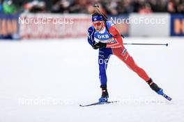 13.01.2023, Ruhpolding, Germany (GER): Antonin Guigonnat (FRA) - IBU World Cup Biathlon, relay men, Ruhpolding (GER). www.nordicfocus.com. © Manzoni/NordicFocus. Every downloaded picture is fee-liable.