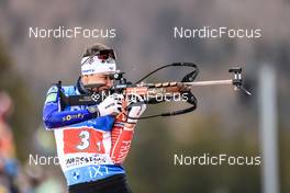 13.01.2023, Ruhpolding, Germany (GER): Eric Perrot (FRA) - IBU World Cup Biathlon, relay men, Ruhpolding (GER). www.nordicfocus.com. © Manzoni/NordicFocus. Every downloaded picture is fee-liable.