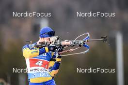 13.01.2023, Ruhpolding, Germany (GER): Sebastian Samuelsson (SWE) - IBU World Cup Biathlon, relay men, Ruhpolding (GER). www.nordicfocus.com. © Manzoni/NordicFocus. Every downloaded picture is fee-liable.