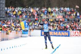 13.01.2023, Ruhpolding, Germany (GER): Johannes Thingnes Boe (NOR) - IBU World Cup Biathlon, relay men, Ruhpolding (GER). www.nordicfocus.com. © Manzoni/NordicFocus. Every downloaded picture is fee-liable.