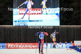 13.01.2023, Ruhpolding, Germany (GER): Fabien Claude (FRA) - IBU World Cup Biathlon, relay men, Ruhpolding (GER). www.nordicfocus.com. © Manzoni/NordicFocus. Every downloaded picture is fee-liable.