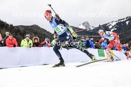 13.01.2023, Ruhpolding, Germany (GER): Johannes Kuehn (GER) - IBU World Cup Biathlon, relay men, Ruhpolding (GER). www.nordicfocus.com. © Manzoni/NordicFocus. Every downloaded picture is fee-liable.