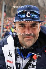 14.01.2023, Ruhpolding, Germany (GER): Siegfried Mazet (FRA) coach team Norway - IBU World Cup Biathlon, relay women, Ruhpolding (GER). www.nordicfocus.com. © Manzoni/NordicFocus. Every downloaded picture is fee-liable.