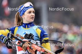 14.01.2023, Ruhpolding, Germany (GER): Mona Brorsson (SWE) - IBU World Cup Biathlon, relay women, Ruhpolding (GER). www.nordicfocus.com. © Manzoni/NordicFocus. Every downloaded picture is fee-liable.