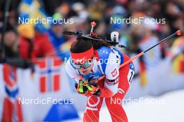 14.01.2023, Ruhpolding, Germany (GER): Anna Maka (POL) - IBU World Cup Biathlon, relay women, Ruhpolding (GER). www.nordicfocus.com. © Manzoni/NordicFocus. Every downloaded picture is fee-liable.