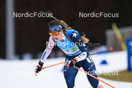 14.01.2023, Ruhpolding, Germany (GER): Deedra Irwin (USA) - IBU World Cup Biathlon, relay women, Ruhpolding (GER). www.nordicfocus.com. © Manzoni/NordicFocus. Every downloaded picture is fee-liable.