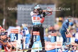 14.01.2023, Ruhpolding, Germany (GER): Dunja Zdouc (AUT) - IBU World Cup Biathlon, relay women, Ruhpolding (GER). www.nordicfocus.com. © Manzoni/NordicFocus. Every downloaded picture is fee-liable.